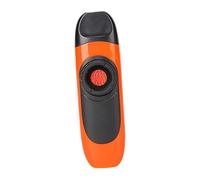 F Fityle Kazoo portátil con membranas y cuerda para el cuello, instrumento musical de boca para amantes de música, conciertos y espectáculos, Naranja