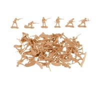 F Fityle Kit de 50 Modelos de Soldados a Escala 1/35, maqueta de Diorama, colección de Zonas de Juego, Figuras en Miniatura para niños, Figuras de minisoldados, Amarillo Claro