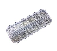 F Fityle Kit de Fijación de Surtido de Tuercas de Tornillo óptico para Gafas, Reloj de Anteojos