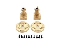 F Fityle Kit de Latón para Vehículo a Escala 1 12 Accesorios Contrapeso Eje Trasero Mejora de Centro de Gravedad para Subidas Estables Adecuado para Rutas de Roca Pruebas de Control Taller RC