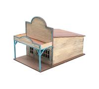 F Fityle Kit de maqueta de Edificio Urbano a Escala 1/72, Rompecabezas 3D de Madera, sin terminar, fácil Montaje, maqueta de Arquitectura para Mesa de, Hospital