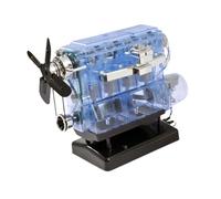 F Fityle Kit de Motor de Cuatro Cilindros en línea para, Mini Ciencia para Adultos y niños, construcción de ensamblaje de Motor de combustión Interna de