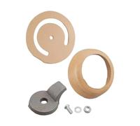 F Fityle Kit de reparación de bomba de jarra Kit de mantenimiento Fácil instalación Sello Válvula inferior Cuero Copa de cuero para pozo Bomba manual Jardinero