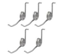 F Fityle Kit de Reparación para Resortes de Rueda de Cascada de Lanzamiento de Señuelos, Herramienta de Reparación de Acero Inoxidable, Equipo, Resorte de Arco, 5 Piezas de Bricolaje 304