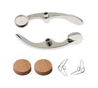 F Fityle Kit de válvula de escupir con llave de agua para trompeta, válvulas de descarga, accesorios para trompeta, válvula de escupir para trompeta para, S