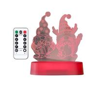 F Fityle Lámpara de mesa 3D, luz nocturna LED, lámpara de letrero de neón, lámpara USB acrílica, decoración navideña, centro de mesa para dormitorio, estilo D