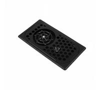 F Fityle Lavavajillas de Acero Inoxidable Enjuagador de Vasos Limpiavasos Lavador Rociador de Tazas con Guía Inclinada para Desagüe y Chorro Potente Adecuado para Cocina Doméstica, Black, M1