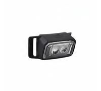 F Fityle Linterna Frontal Led Lámpara de Cabeza Faro Recargable con Modo Alto Bajo y Luz Roja Cinta Ajustable Transpirable en Nylon Apta para Ciclismo, Negro