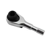 F Fityle Llave de trinquete de liberación rápida, versátil, profesional, herramienta de reparación, fácil de usar, compacta, duradera, llave hexagonal de 1/4