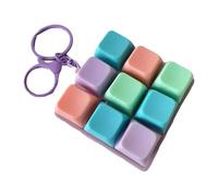 F Fityle Llavero con Teclado de 9 Teclas, novedoso, Compacto, mecánico, para Regalo, Escuela, Oficina, hogar, Adolescentes, Style D