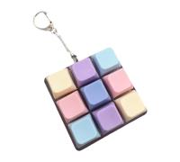 F Fityle Llavero con Teclado de 9 Teclas, novedoso, Compacto, mecánico, para Regalo, Escuela, Oficina, hogar, Adolescentes, Style G