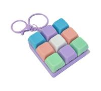 F Fityle Llavero con Teclado de 9 Teclas, novedoso, Compacto, mecánico, para Regalo, Escuela, Oficina, hogar, Adolescentes, Style a