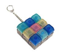 F Fityle Llavero con Teclado de 9 Teclas, novedoso, Compacto, mecánico, para Regalo, Escuela, Oficina, hogar, Adolescentes, Style C