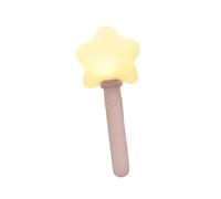 F Fityle Luz nocturna de silicona portátil para conciertos, barra de luz recargable, cálida y 7 colores para fiestas festivas, Estrella