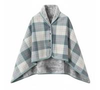 F Fityle Manta de Sofá de Felpa Manta Cobija Chal Capa Suave con Estructura Compuesta Que Ofrece Estable y Comodidad al Moverse de Franela y Adecuada para Sofá, Azul, 100-140cm