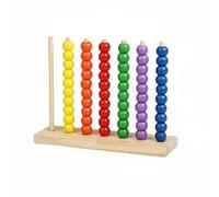F Fityle Marco Aritmético Infantil Juguete de de Madera Apilable Favorece Aprendizaje de Colores Desarrollo de Pensamiento Matemático Adecuado para Educación Preescolar Estudio, S, 44