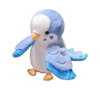F Fityle Marionetas de Mano de Loro, Peluche de Loro, Juguete de pájaro Suave para enseñar Juegos de rol, narración de Cuentos, Azul