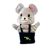 F Fityle Marionetas de Mano de ratón para Historias, Regalo de cumpleaños, Guante de Lucha de Preescolar para Jugar, Juguete de Peluche para