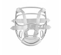 F Fityle Mascarilla Facial con Ventilación Seis Orificios Que Evita Empañamiento Acuado para Práctica y Muay Thai, Claro, Transparente Con Correas Blancas, Talla Única