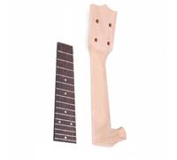 F Fityle Mástil de Ukulele Cuello Diapasón Trastera Reemplazo de Madera y sin Terminar para Ajuste Fino y Ensamblaje Adecuado para Luthiers Proyectos Caseros Restauración de Ukuleles, 21 Pulgadas