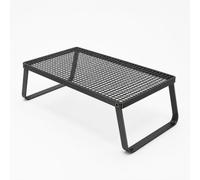 F Fityle Mesa Auxiliar Plegable Mesa Lateral Mesa Baja Mesa Portátil Plegado Plano y Transporte Cómodo Diseño Decorativo Moderno Adecuada para Suelo Ventana, 60cm X 40cm X 28cm, Negro