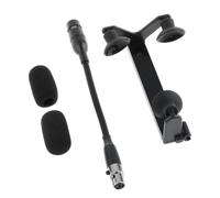 F Fityle Micro de micrófono de guitarra Conjunto de micrófono unidireccional con clip de mini micrófono de instrumento portátil y kit de clip para guitarras, 4 Pin Normal