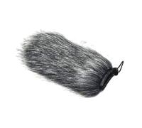 F Fityle Micrófono Furry Windscreen Mic Windjammer Accesorio de micrófono portátil Fliter Cover para entrevistas podcasters, 16cm