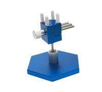 F Fityle Mini Banco de Trabajo Ajustable, portátil, para modelismo DIY, Herramienta de Mesa, Abrazadera para pulir Relojes, Joyas, Modelos de construcción DIY, Base Hexagonal