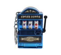 F Fityle Mini máquina tragamonedas de Juguete, Regalos de Juegos, Rellenos de Regalo, Novedad, Festival de cumpleaños, máquina de Frutas, Llavero Colgante con