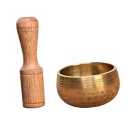 F Fityle Mini Sound Bowl Set Meditation Bowl de Tazón de sonido de sonido tibetano resistente a mano, Type a