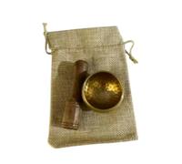 F Fityle Mini Sound Bowl Set Meditation Bowl de Tazón de sonido de sonido tibetano resistente a mano, Type B