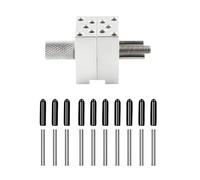 F Fityle Mini Vise Banco Herramienta Sujeción Ajuste Precisión Multifuncional Diseño Compacto Material Metal y Silicona Adecuado para Reparación Relojes