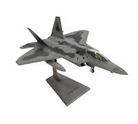 F Fityle Modelo de avión F22 a Escala 1:100 con Expositor, Recuerdo, Cabina Visible, avión de Juguete, Modelo para estantería, hogar, Bar, Oficina.