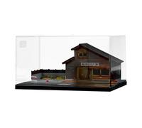 F Fityle Modelo de estación Japonesa a Escala 1/64, Accesorio para Escena, Juguetes de Hobby, ensamblaje DIY, Escena arquitectónica para Diorama, Accesorio, Modelo de Estación
