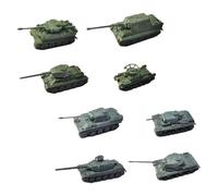 F Fityle Modelo de Tanque de Montaje para niños, decoración del hogar T34/85, Juguete Educativo, Modelo de Tanque Moderno 4D, Regalos de cumpleaños, 8 Uds.,