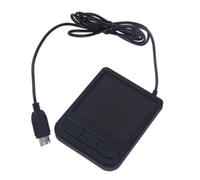 F Fityle Mouse Táctil Industrial Panelable con USB y Cable Espiral Ratón de Panel con Botones y Carcasa Baja Plástica Diseño Compacto Rectangular Integración