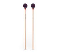 F Fityle Musical Mallet Baqueta de Percusion para Marimba Vibrafono Xilofono Teclados con Cabeza Ajustada Eje de Madera Tacto Suave Sonido Cálido Adecuada para, Púrpura