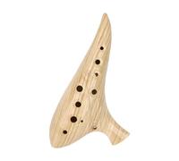 F Fityle Ocarina de 12 agujeros, resina profesional, práctica, accesorio de moda, instrumento artesanal, ocarina C, regalo para principiantes y adultos, Amarillo