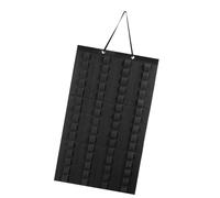 F Fityle Organizador Colgante para Maquetas de Metal Fundido, Vitrina de Fieltro, 62,4 X 35 Cm, para La Parte de La Puerta, 60 Compartimentos, Regalo, Negro