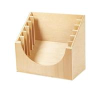 F Fityle Organizador de tableros sensoriales, Armario de Almacenamiento con 6 Compartimentos, de Madera, para Aprender a vestirse, con Cierre de Hebilla y
