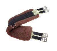 F Fityle para Caballo, Correa Corta, Suave, Transpirable, Correa de sillín, Recta, Hebilla de Acero Inoxidable para Entrenamiento, Cuidado, 110cm