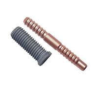 F Fityle Pasador de unión para Taco de Billar, Accesorios de Billar, Accesorios de Eje de 3/8 x 8, conexión para Tacos de Billar, unión de Bloqueo rápido, Oro