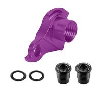 F Fityle Patilla de Cambio Trasera de Bicicleta con Pernos, fijación Trasera del Cuadro, Accesorios de Ciclismo, Gancho Trasero de Bicicleta para Montar al, Violeta