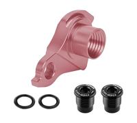 F Fityle Patilla de Cambio Trasera de Bicicleta con Pernos, fijación Trasera del Cuadro, Accesorios de Ciclismo, Gancho Trasero de Bicicleta para Montar al, Rosa