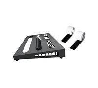 F Fityle Pedal de efectos de guitarra, soporte de efectos, pieza de repuesto ligera, fácil de transportar, pedalera de bajo para piezas de instrumentos, L