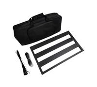 F Fityle Pedal de guitarra Pedalboard de bajo compacto con bolsa de transporte soporte de efectos de guitarra eléctrica para reemplazo de instrumentos, L