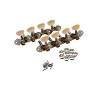 F Fityle Peguas de ajuste de guitarra Mandolin Tuner 4 Izquierda y 4 Partes de instrumentos musicales profesionales livianos a la izquierda para guitarras de 8, Plata