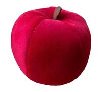F Fityle Peluche de Manzana, muñeco de Peluche de Manzana, Coleccionable, Reutilizable, de 10 cm de diámetro, Ideal para, Día de Acción de, Rojo