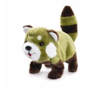 F Fityle Peluche Interactivo para Niños Muñeco Electrónico Robot Mascota con Cola Que Se Mueve Textura Suave y Agradable Adecuado para Juego en Casa Cuentos, Green