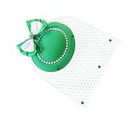 F Fityle Pequeño Sombrero para Fiesta Irlandesa, Pinzas para el Pelo, Decoración de lazo con cuentas